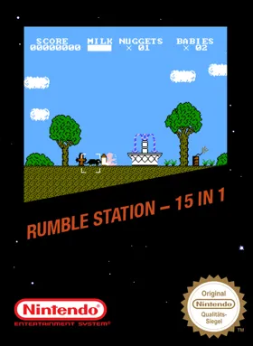 Rumble Station - 15 in 1 (USA) (Unl) box cover front